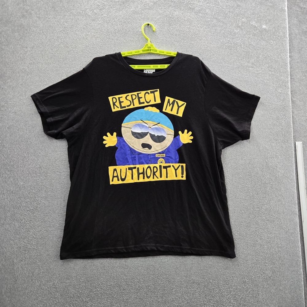 South Park Men Shirt 2XL / 2XG (50/52) Black Graphic Clean Girl Print